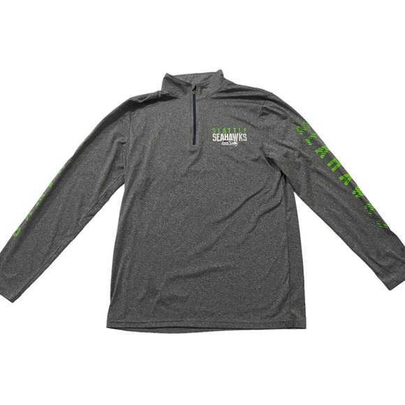 NFL Other - Seattle Seahawks Mens NFL Team Apparel 1/4 Zip Pullover Long Sleeve Size Medium